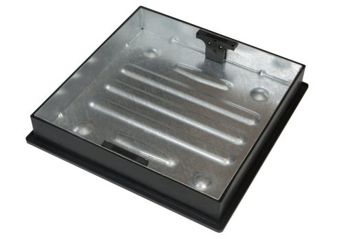 Square to Round Recessed Tray Pavior Covers