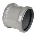 110mm Grey Soil Pipe Coupler