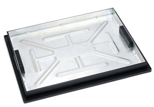 600 x 450mm Shallow Recessed Manhole Cover and Frame