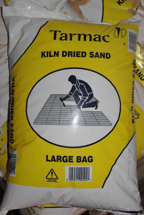 prepacked bag Kiln Dried Pavior Sand