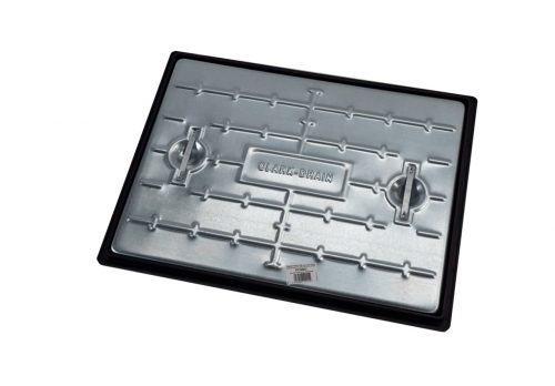 600 x 450mm Galvanized Manhole Covers c/w Frame