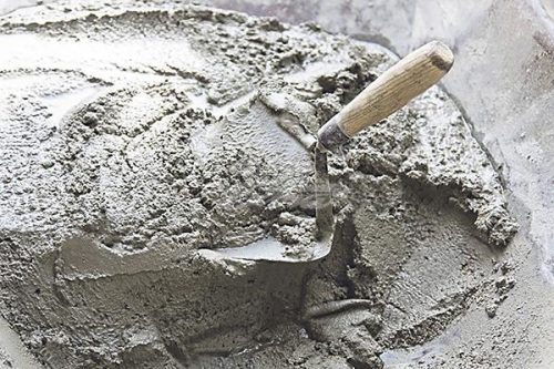 Cement with Trowel