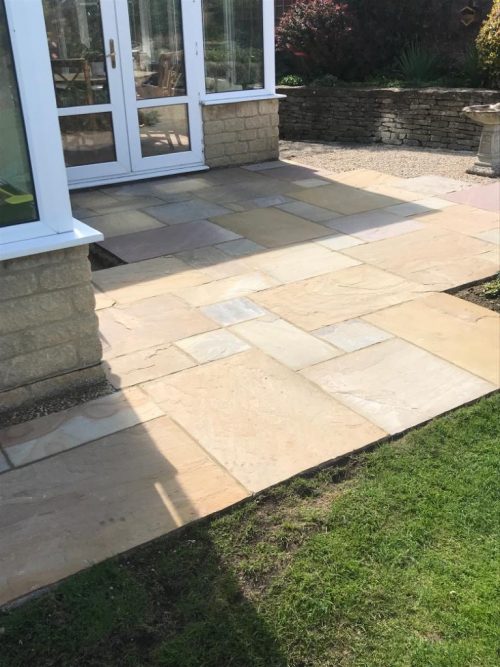 Camel Sandstone Mixed Size Patio Pack