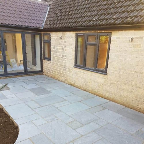 Grey Sandstone Single Sized Slabs