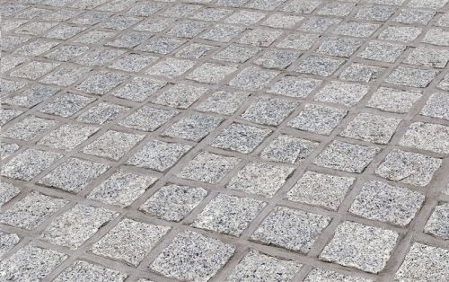 Granite Sett - 100 x 100 x 50mm - Silver Grey